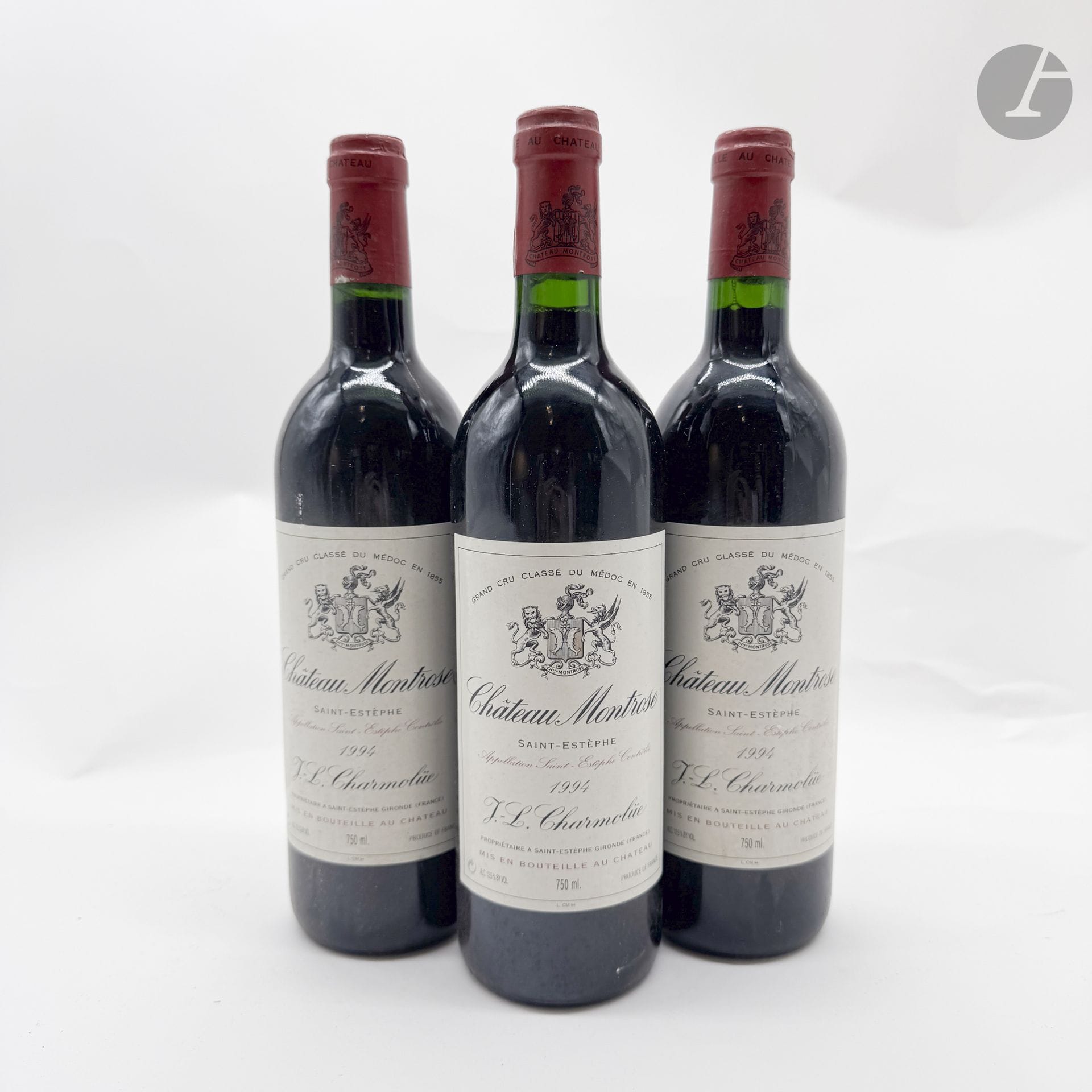 3 B CHÂTEAU MONTROSE (e.t.h. légères dont 1 e.l.a.), GCC2 Saint-Estephe, 1994