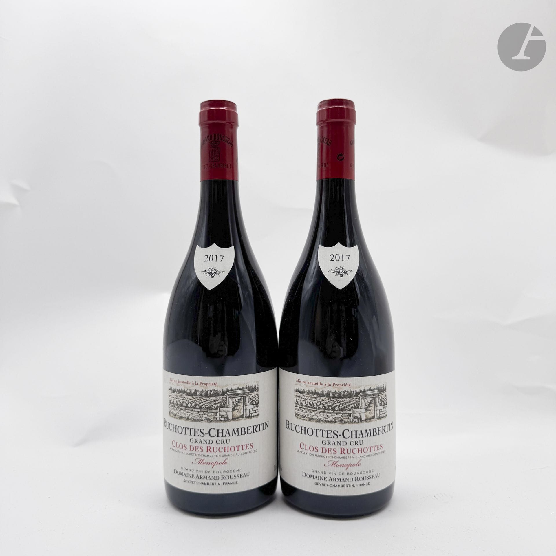 2 B RUCHOTTES-CHAMBERTIN CLOS DES RUCHOTTES (Grand Cru), Domaine Armand Rousseau, 2017