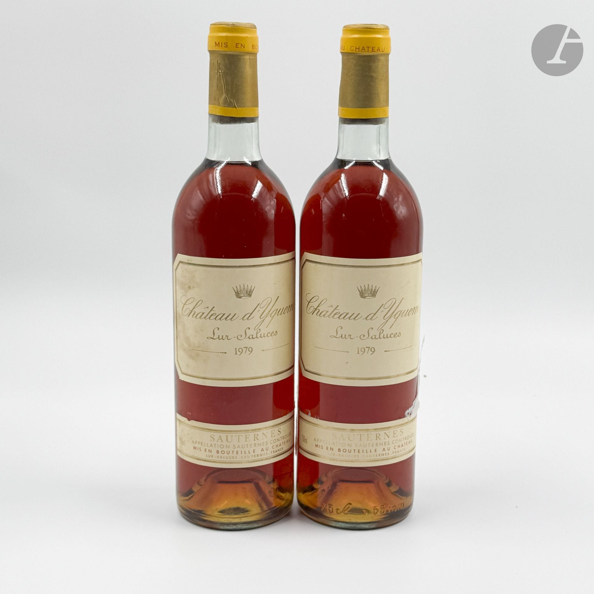 2 B CHÂTEAU D'YQUEM (T.L.B.+; 1 e.t.h), C1 Supérieur Sauternes, 1979