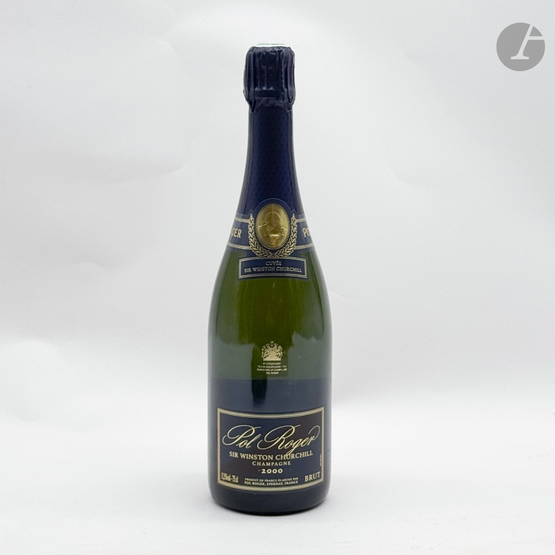 1 B CHAMPAGNE BRUT CUVEE SIR WINSTON CHURCHILL (Coffret d'origine sale), Pol Roger, 2000