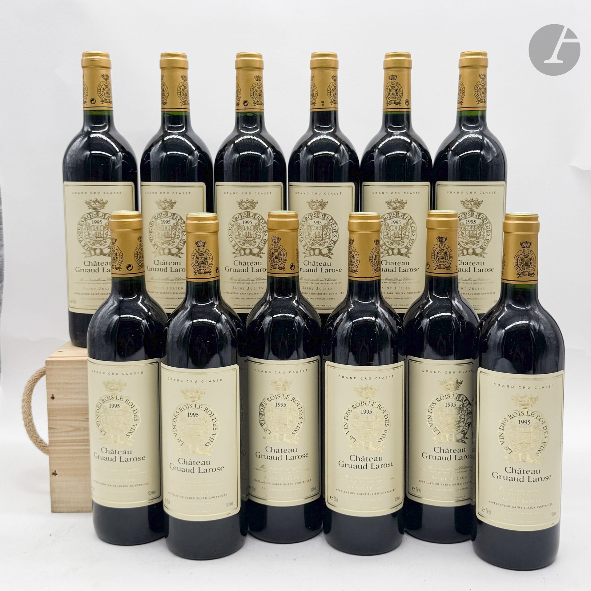 12 B CHÂTEAU GRUAUD LAROSE (Carton d'origine), GCC2 Saint-Julien, 1995