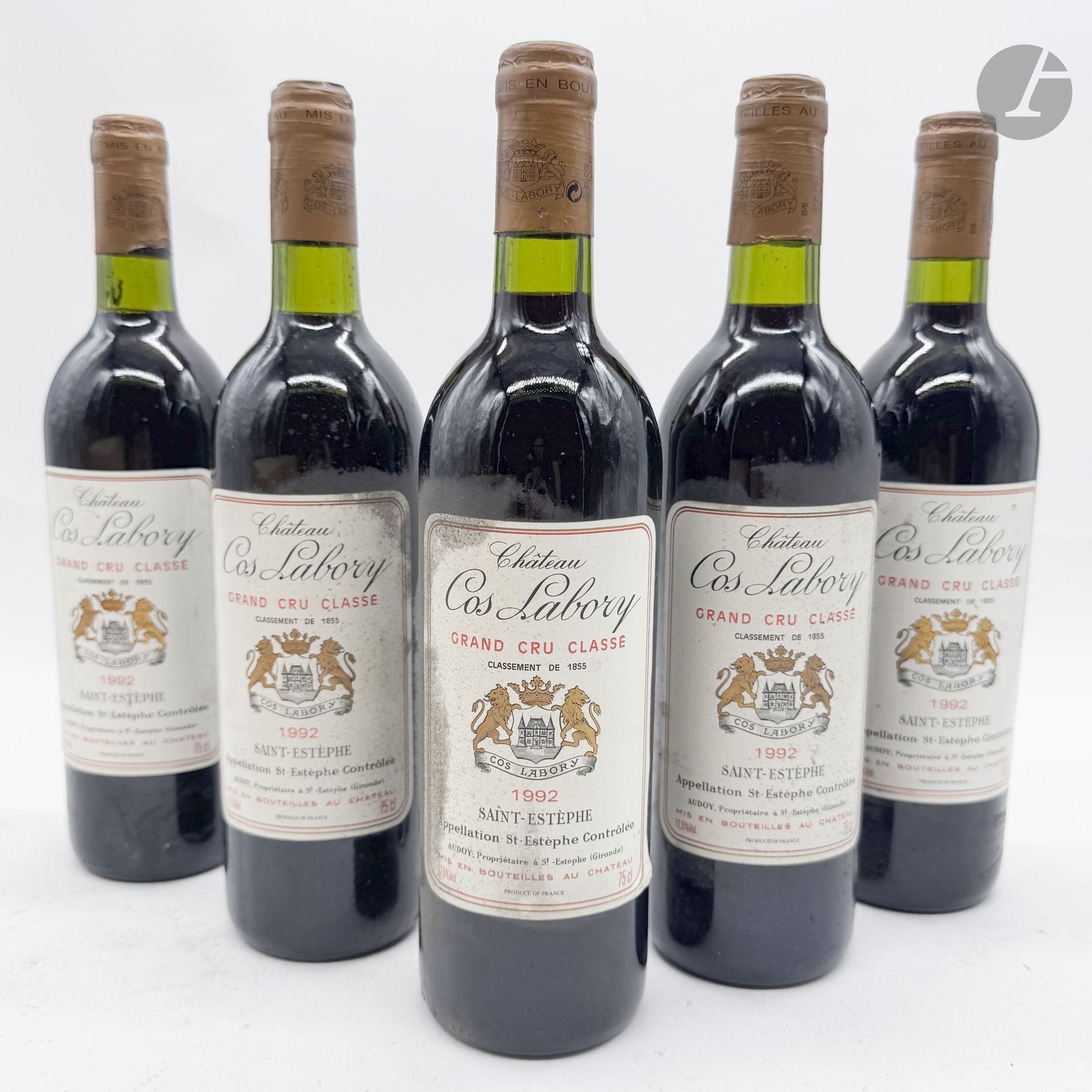 5 B CHÂTEAU COS LABORY (2 B.G; e.t.h.), GCC5 Saint-Estephe, 1992