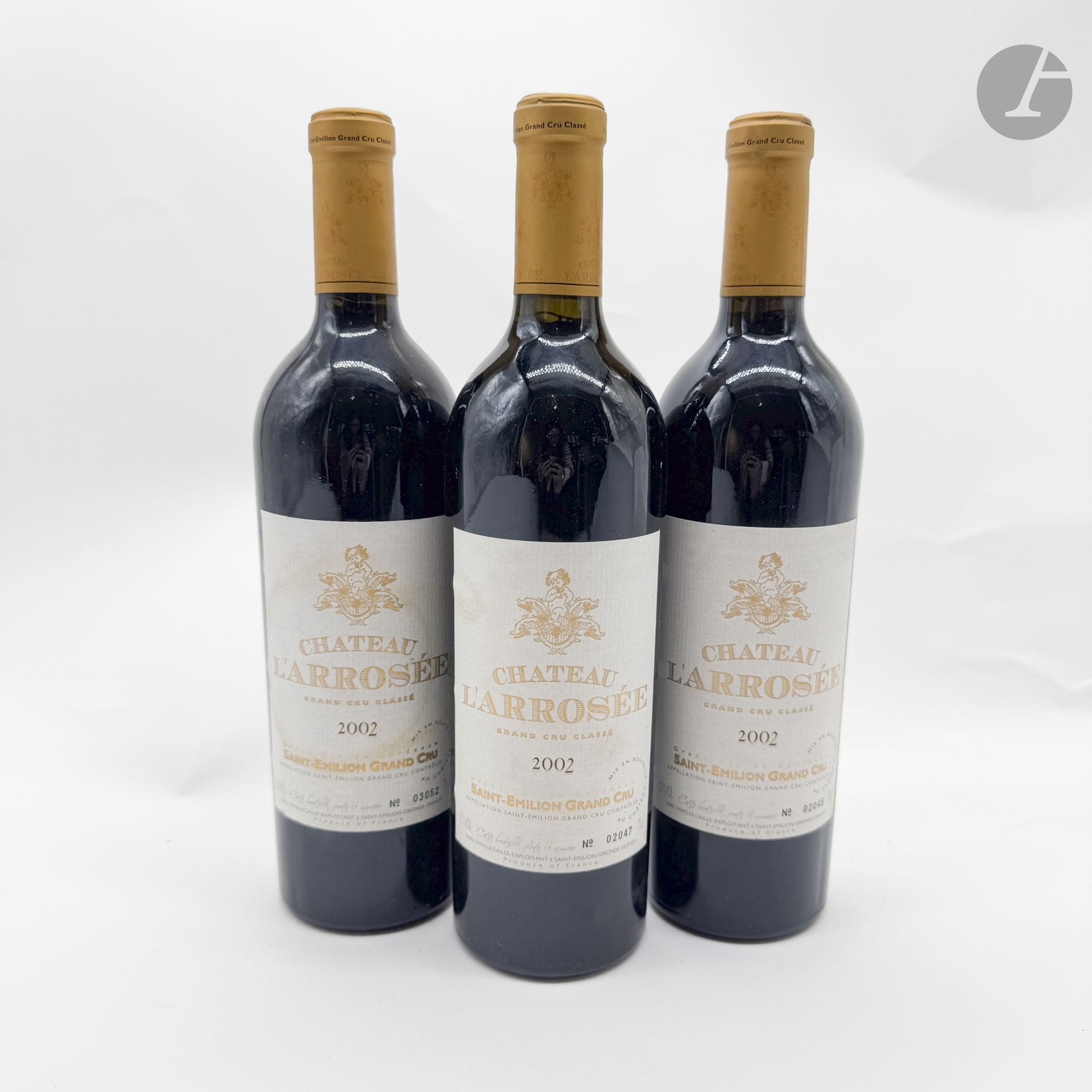3 B CHÂTEAU L'ARROSEE (2 e.t.h.), GCC1B Saint-Emilion, 2002