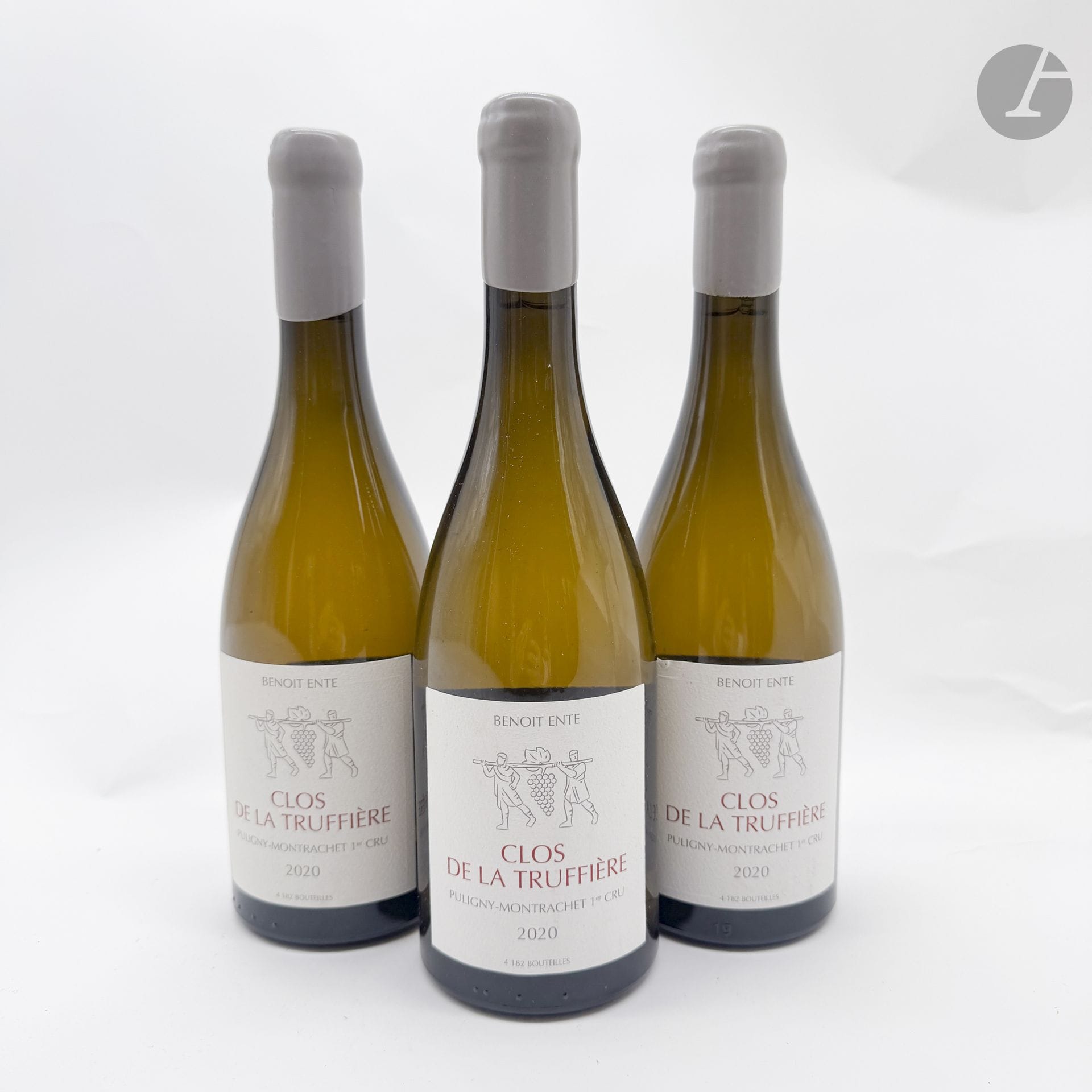 3 B PULIGNY-MONTRACHET CLOS DE LA TRUFFIERE (1er Cru) (1 e.l.a.), Domaine Benoît Ente, 2020