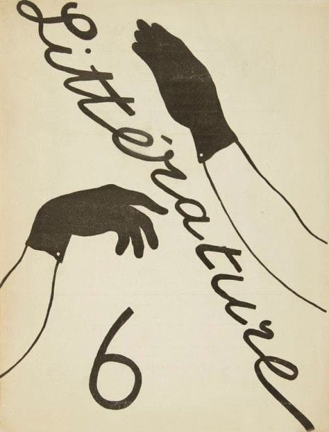 [REVUE]. Littérature. Paris, 1919-1923. — 8 fascicules in- 8, agrafés. 

Ensemble de 8 numéros de la revue Littérature fondée par Louis Aragon, André Breton et Philippe Soupault. Elle parut en deux séries, la première en 20 numéros publiés entre mars 1919 et août 1921, et la seconde en 13 numéros parus entre mars 1922 et juin 1924.
On trouve ici les numéros 1, 2, 3, 11, 16 et 18 de la première série et les numéros 6 et 9 de la seconde. Parmi les collaborateurs figurent les noms prestigieux de Guillaume Apollinaire, Jules Romains, Tristan Tzara, Pierre Reverdy, Paul Morand, Paul Éluard, Jean Giraudoux, Jean Paulhan, Benjamin Péret, etc.
Les deux numéros de la nouvelle série sont chacun illustrés d’une composition de Picabia sur le titre. Le numéro 6 comprend également un hors-texte en couleurs de Picabia et le numéro 9 une photographie hors texte de Man Ray.
Déchirures à la couverture des numéros 1, 11, 16 et 18.
On joint :
- Francis Picabia. Dessins pour Littérature. Paris : Galerie 1900-2000, 2008. — In- 8, broché.
Catalogue français-anglais de l’exposition qui se déroula du 10 janvier au 16 février 2008 à la Galerie 1900-2000 à Paris. Textes de William Camfield et de Jean-Jacques Lebel. Nombreuses illustrations. Joint le carton publicitaire de l’exposition et l’article du Monde du 19 janvier 2008.