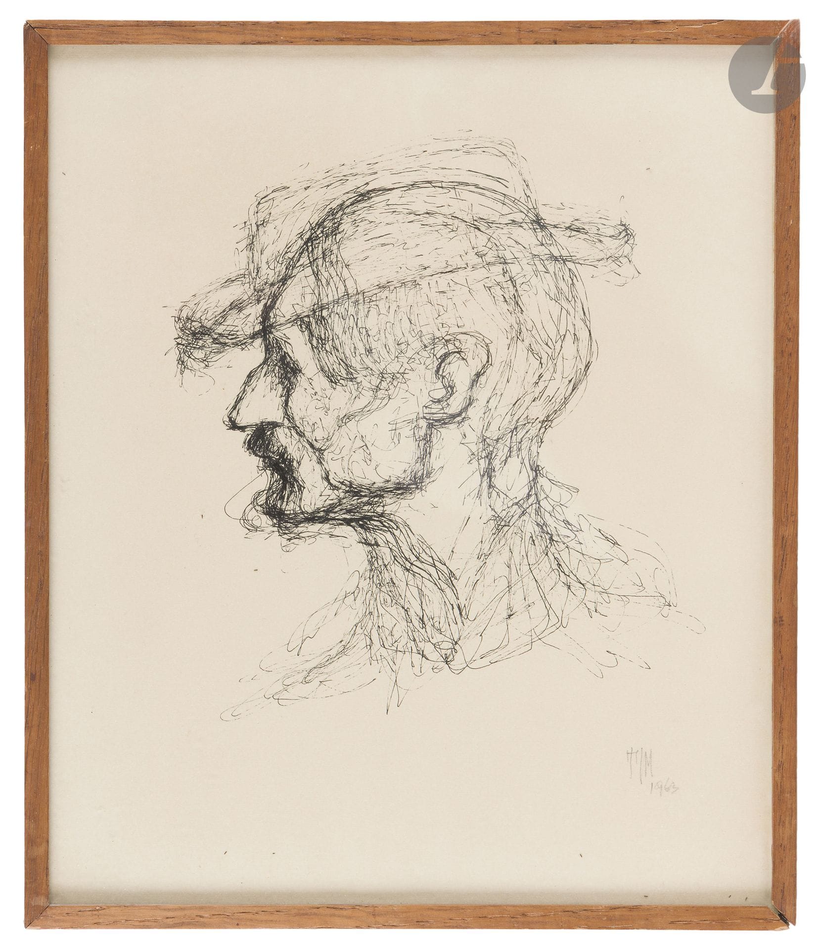 JARRY (Alfred).
Le Surmâle.
Paris : Le Club français du livre, 1963. — Petit in-folio, 300 x 250 : (2 ff. blancs), 261 pp., (5 ff. premier et dernier blancs), couverture muette. En feuilles, couverture rempliée, chemise et étui de l’éditeur. 
Édition tirée à 226 exemplaires, illustrée de 31 gravures sur cuivre de Louis Mitelberg, dit TIM (1919-2002), dessinateur, caricaturiste et sculpteur d’origine polonaise.
Ce texte est le dernier roman publié du vivant d’Alfred Jarry, composé en 1901 et paru en 1902. L’histoire s’ouvre sur une phrase provocante : « L’amour est un acte sans importance, puisqu’on peut le faire indéfiniment ». Pour prouver l’existence d’un surmâle, capable de performances amoureuses exceptionnelles, le chimiste William Elson organise une course cycliste de 10 000 milles (Paris-Irkoutsk) avec sa « perpetual-motion food ». Une ombre mystérieuse, le surmâle, rivalise avec les coureurs, laissant derrière elle des cadavres de femmes. Capturé, il réalise l’exploit ultime : 82 fois, battant tous les records.
L’Afrique n’est pas le thème central de l’ouvrage mais elle est évoquée dans différents passages, notamment pages 28, 31 (« je n’ai été en Afrique qu’en temps de paix »), et 33 (« les savants, vous l’avez entendu, s’en tiennent à l’avis des sauvages du centre de l’Afrique…»). Pages 169 et 170, Jarry utilise également à deux reprises le mot « nègre ». 
Un des 10 premiers exemplaires sur papier à la cuve du Moulin Richard de Bas, celui-ci, portant le numéro 1, étant l’unique exemplaire enrichi d’un dessin original signé de l’artiste et un cuivre barré. Le dessin est ici encadré.
Salissures à la chemise et l’étui.