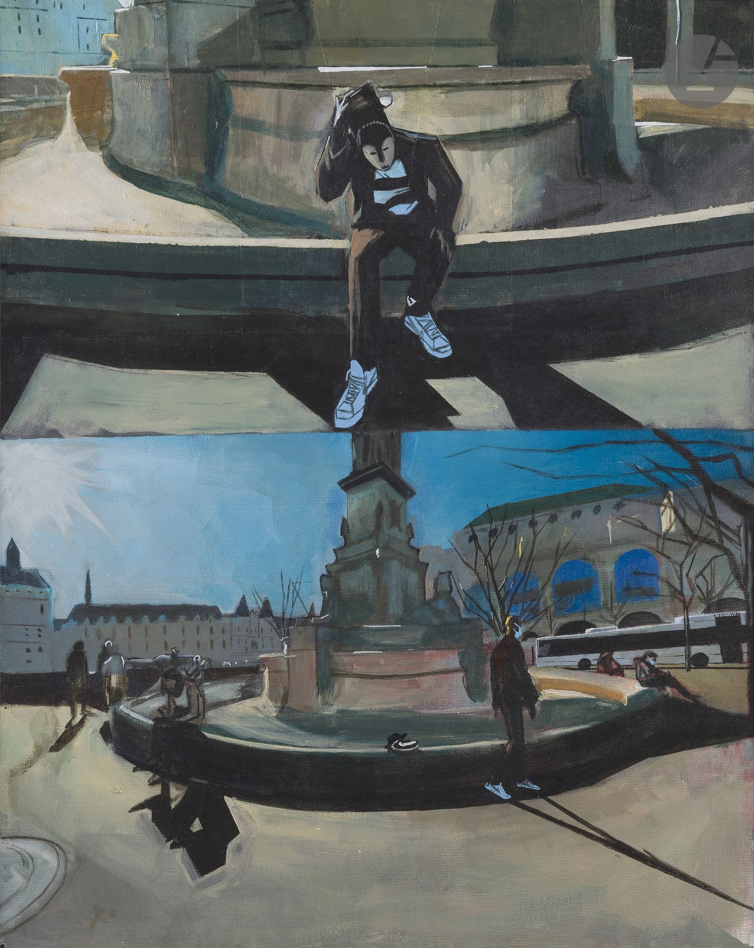 Baye-Dam CISSÉ dit RAKAJOO (né en 1986)
Sans titre, 2021
Acrylique sur toile.
Signée et datée au dos.
50 x 40 cm

Provenance : 
Danysz Gallery, Paris.