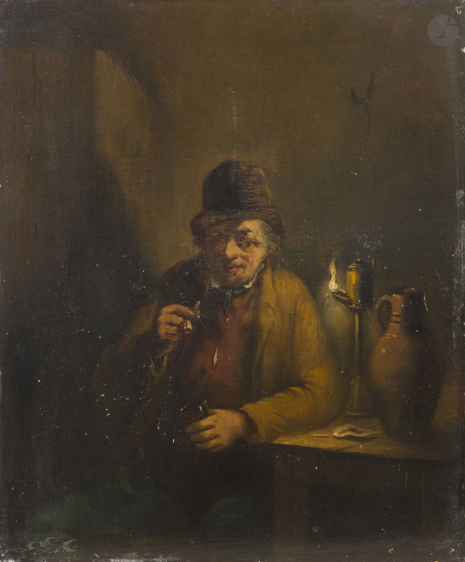 19th century BELGIAN school
The Smoker; The Smoker with a Glass of Wine; The Drinker; Mealtime
Four oak panels, one board, not parqueted
18.5 x 15 cm
Misses and accidents