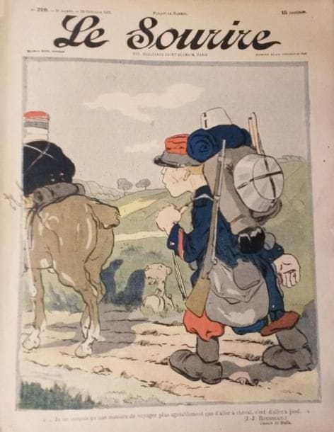 [GUITRY (Sacha)]
LE SOURIRE. Revue Le Sourire, 4 numéros, 1903-1904; in-4 (qqs fentes et défauts, papier fragile). Ces quatre numéros contiennent des dessins de Sacha Guitry (24 et 31 octobre 1903, 2 et 30 janvier 1904). Luxembourg 50