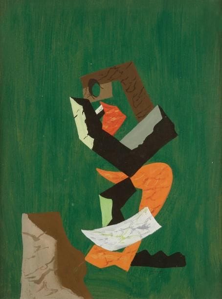 Georges PAPAZOFF (1894-1972)
Le Bateau-Ivre, 1930. Gouache. Signée en bas à droite. 42 x 33,5 cm. Provenance:. Ancienne collection Benezet