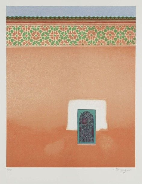 TARAZOUZ (XXe siècle)
La Fenêtre marocaine, 1990
Lithographie.
Signée, datée et numérotée sur 100.
76 x 56 cm