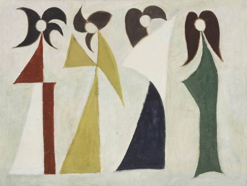 René BEN SUSSAN (1895-1988)
Quatre femmes en robe
Huile sur toile.
Signée sur le châssis.
46 x 61 cm