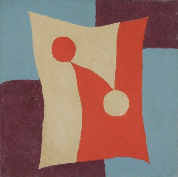 René BEN SUSSAN (1895-1988)
Japon, 1950
Huile sur toile.
Signée, datée et titrée au dos.
46 x 46 cm