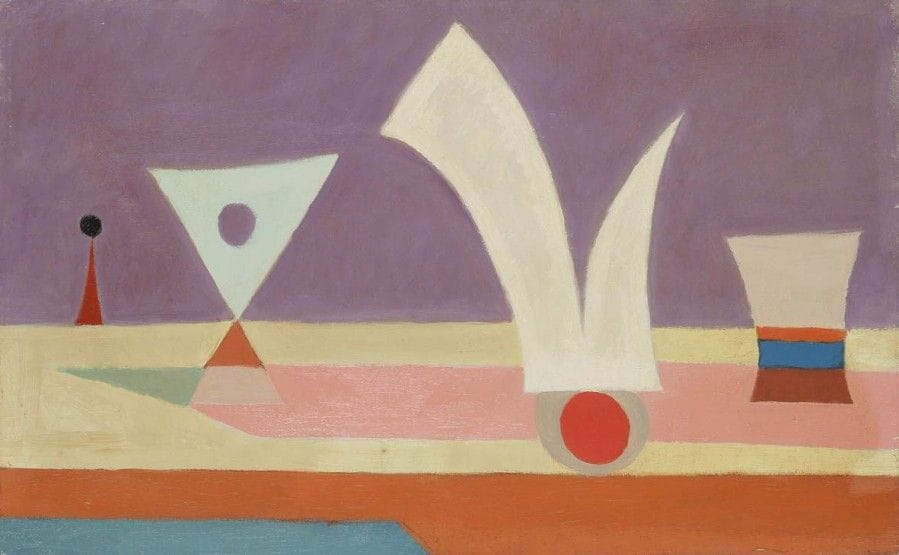 René BEN SUSSAN (1895-1988)
Tarmac, 1956
Huile sur toile.
Signée et datée au dos.
38 x 61 cm