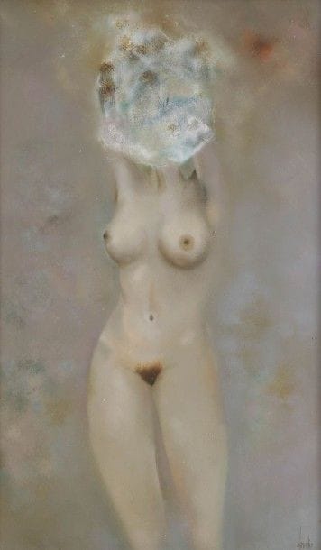 Bernard LOUEDIN (né en 1938)
Femme se déshabillant
Huile sur toile.
Signée en bas à droite.
(Petits manques).
61 x 38 cm