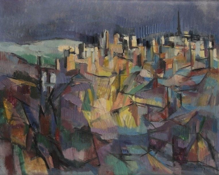 Jean MARZELLE (1916-2005)
Tolède, 1959
Huile sur toile.
Signée en bas à droite.
60 x 73 cm