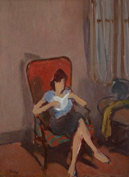 Robert PIKELNY (1904-1986)
La Liseuse Huile sur toile. Signée en bas à gauche. Titrée au dos. 61 x 46 cm