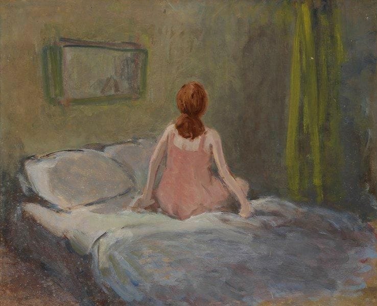 Robert PIKELNY (1904-1986)
La Femme en rose Huile sur carton. Trace de signature en bas à gauche. Timbre d'atelier et titrée au dos. 55 x 66 cm
