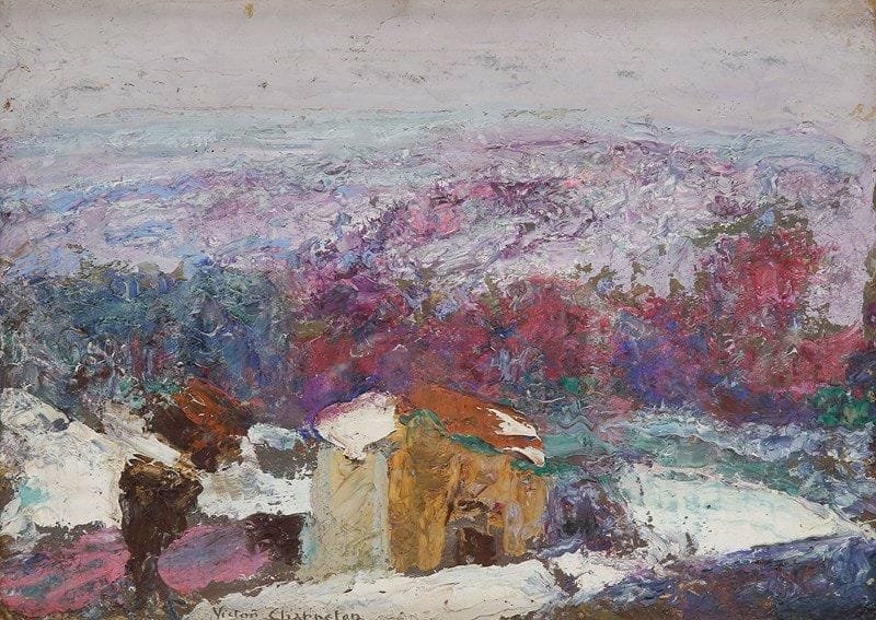 Victor CHARRETON (1864-1936)
Paysage d'Auvergne, l'hiver Huile sur carton. Signée en bas vers la gauche. 24 x 32 cm Expert: Cabinet Brame & Lorenceau 68 boulevard Malesherbes 75008 PARIS - Tél.: 01 45 22 16 89