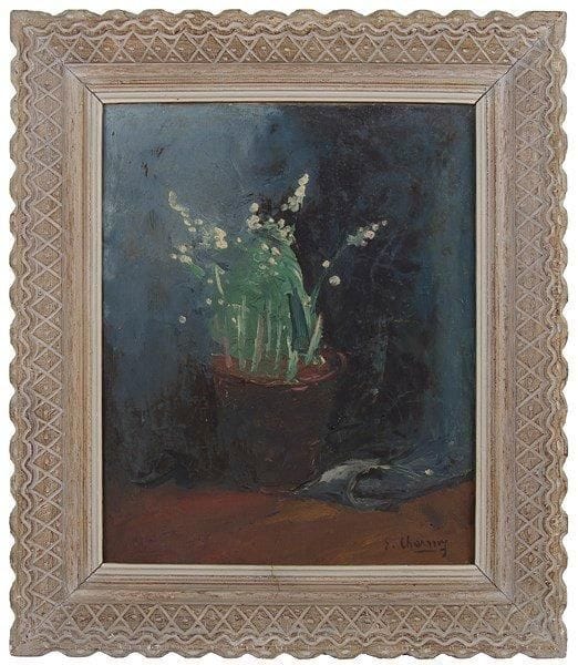 Émilie CHARMY (1877-1974)
Un Muguet Huile sur toile. Signée en bas à droite. 61 x 50 cm