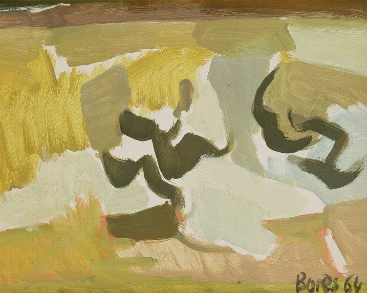 Francisco BORES [espagnol] (1898-1972)

Oliviers, 1964
Huile sur isorel.
Signée et datée en bas à droite.
22 x 27 cm

Bibliographie: 
Francisco Bores, Catalogue Raisonné de l'oeuvre peint, Tome II 1945-1972, Madrid, 2003, numéro 1964/27.
