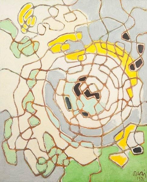 ORAZI (1906-1979)

Enchevêtrement Serein, 1971
Huile sur toile.
Signée et datée en bas à droite.
102 x 82 cm

Provenance: 
Famille de l'Artiste.

Exposition: 
Hommage à Orazi, Galerie 222, Paris, 1980.
