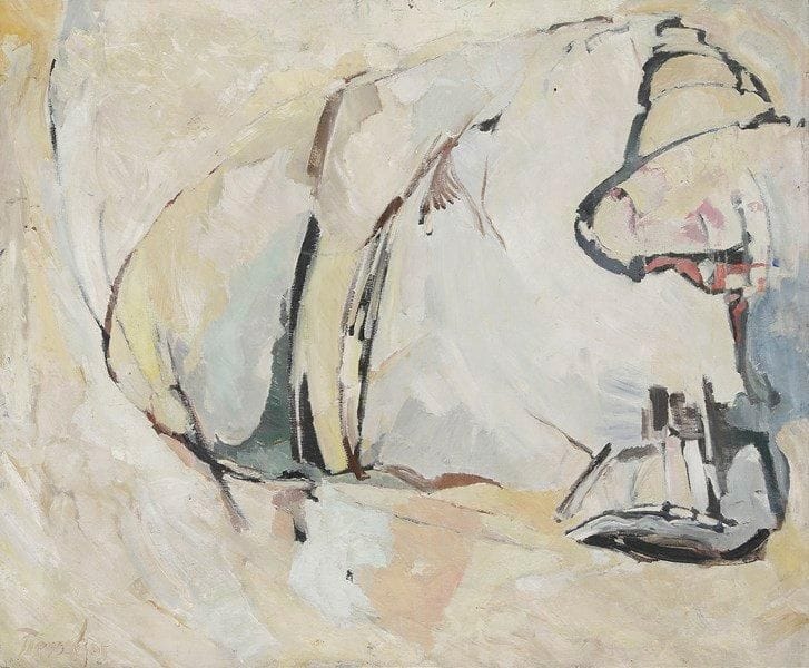 Alkis PIERRAKOS [grec] (né en 1920)

Sous-bois, 1958
Huile sur toile.
Signée en bas à gauche.
Signée et datée au dos.
60 x 73 cm
