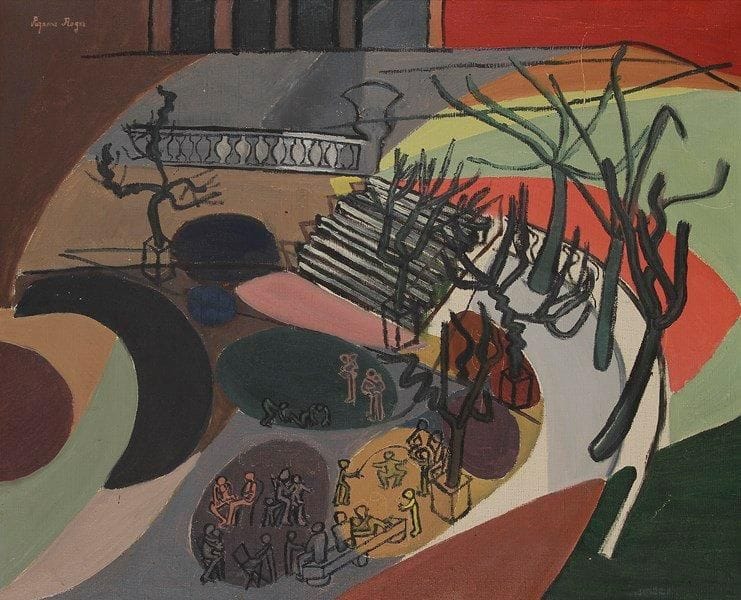 Suzanne ROGER (1899-1986)

Au jardin public
Huile sur toile.
Signée en haut à gauche.
50 x 61 cm

Provenance: 
Ancienne collection Madeleine Gabail.
