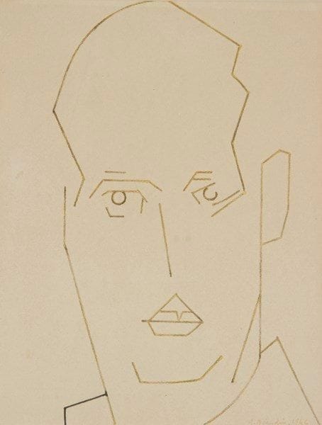 André BEAUDIN (1895-1979)

Portrait d'homme, 1946
Dessin à l'encre.
Signé et daté en bas à droite.
34 x 26 cm

Provenance: 
Ancienne collection Madeleine Gabail.
