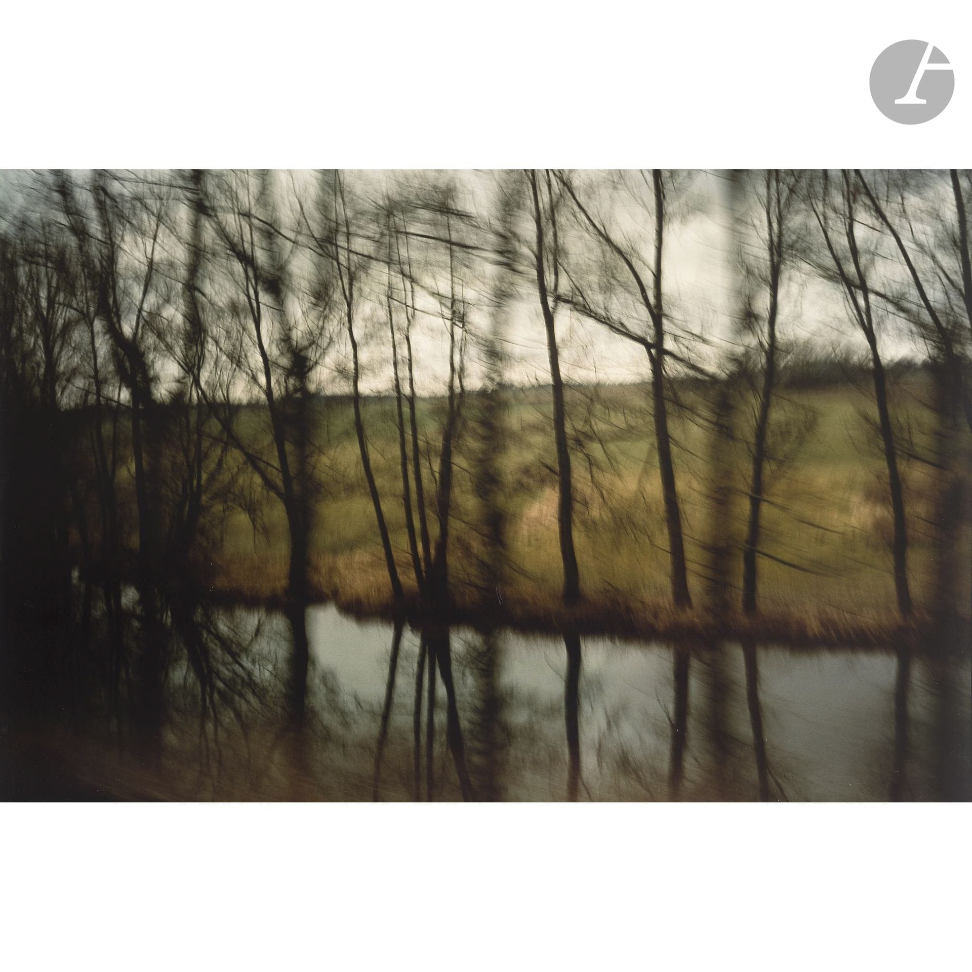 Nan Goldin (1953)
Trees by the River. Munich, 1992.
Cibachrome d’époque, contrecollé sur aluminium, signé, titré, daté et annoté « A.P. 4 » à l’encre sur étiquette contrecollée au verso du montage. 
50 x 60 cm - cadre

Bibliographie : 
Nan Goldin : I’ll be your mirror, Whitney Museum of American Art, New York, 3 octobre 1996 - 7 janvier 1997, cat. expo., pp. 404-405.
