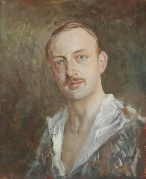 Henri GIRAULT DE NOLHAC (1884-1948)
Autoportrait jeune Huile sur toile. Non signée. 41 x 33 cm