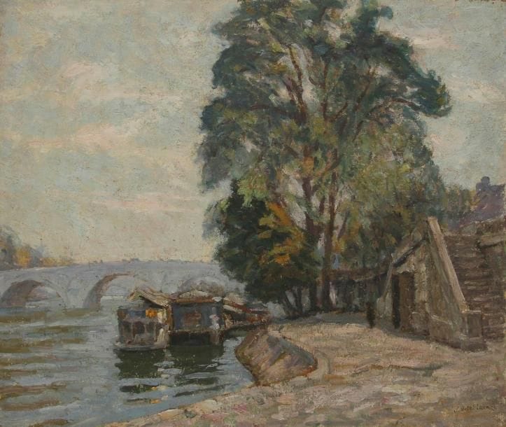 Joseph VITAL-LACAZE (1874-1946)
Paris, les Quais de Seine Huile sur toile. Signée en bas à droite. 46 x 55 cm