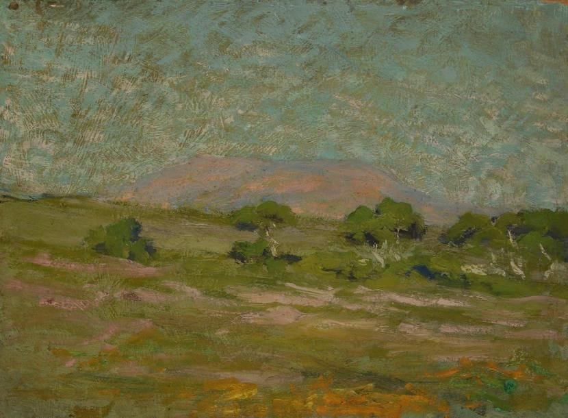 Joseph VITAL-LACAZE (1874-1946)
Paysage de Montagne Huile sur panneau. Non signée. 21 x 29 cm