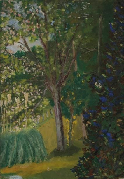 Joseph VITAL-LACAZE (1874-1946)
Arbre en fleurs Huile sur toile. Non signée. (Accidents). 55 x 38 cm