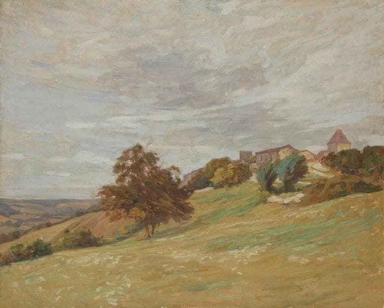 Joseph VITAL-LACAZE (1874-1946)
Paysage Huile sur toile. Non signée. 65 x 81 cm