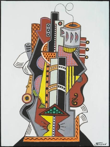 Georges Terzian
La Chope à Bière, 2013 Huile sur toile. Signée en bas à droite. Signée, datée et titrée au dos. 80 x 60 cm