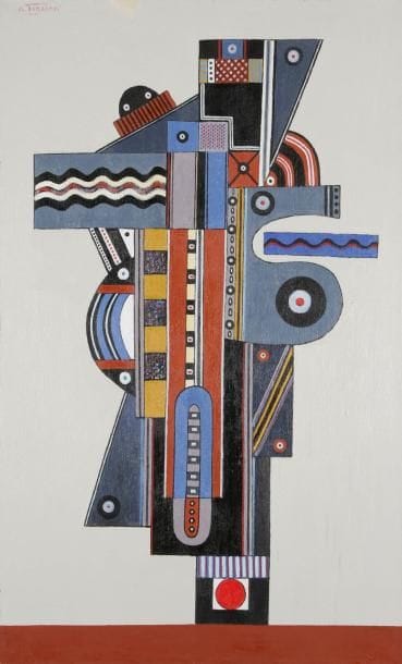 Georges Terzian
Le Baron, 2006 Huile sur toile. Signée en haut à gauche. Signée, datée et titrée au dos. 146 x 89 cm