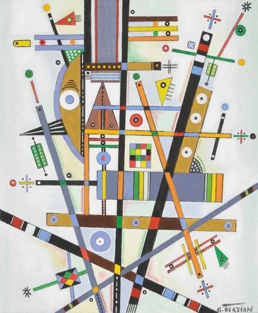 Georges Terzian
L'Oeil magique, 2012 Huile sur toile. Signée en bas à droite. Signée, datée et titrée au dos. 55 x 46 cm