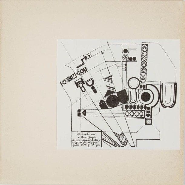 CHOPIN Henri Revue OU-Cinquième saison. n°22, s.d. (1964). 26 x 27 cm en ff. 6 planches dépliantes dans une pochette illustrée. Tirage à 400 ex. Un des 10 sur Arches, signé et numéroté, sans les 2 estampes de Gette et Berni.