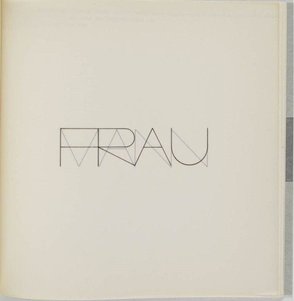 RÜHM Gerhard. Mann und Frau. Luchterhand, Darmstadt? 1972. In-8 carré, br. Livre d’artiste avec interventions sur le papier qui précède de qqs années le « Flux paper évents » de Maciunas.