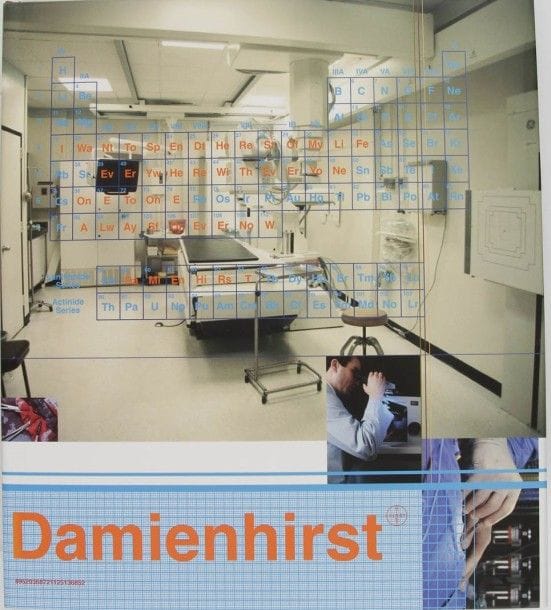 HIRST Damien. I want to spend the rest of my life everywhere, with everyone, one to one, always, forever, now. London, Robert Violette, Booth-Clibborn éditions, 1997. Gd in-4. Reliure éditeur, jaquette illustrée. Édition originale et premier tirage. Imposant ouvrage entièrement conçue par l’artiste, avec tirettes, pop-up, découpes, auto-collants, transparents, etc.  En parfait état.