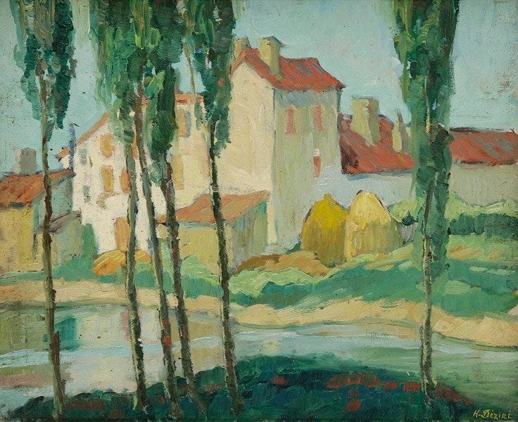 Henri DÉZIRÉ (1878-1965)
Maison en Provence Huile sur panneau. Signée en bas à droite. 38 x 46 cm