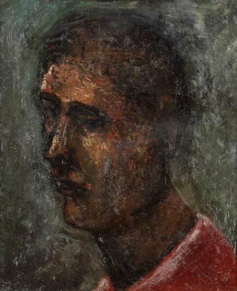 Adolphe PÉTERELLE (1874-1947)
Portrait de femme de trois-quarts Huile sur toile. Signée en bas à droite. 46 x 38 cm