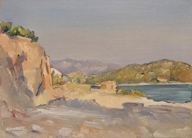 Maurice SAVREUX (1894-1970)
Bord de mer Huile sur toile. Signée en bas à gauche. 33 x 46 cm