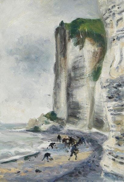 Gaston SEBIRE (1920-2001)
La Falaise Huile sur toile. Signée en bas à gauche. Signée et titrée au dos. 55 x 38 cm