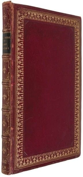 Hand Book of Free Masonry, adapted for the use of Lodges, Chapters and Convocations and the Instruction of individual Members of the Craft. By H. Stapleton, Provincial Gd. Master of Bengal. Calcutta, 1847. Belle reliure en veau brun, dos à nerfs. 141 pages et nombreuses planches, certaines aquarellées dont quatre tableaux de loge. Rare.