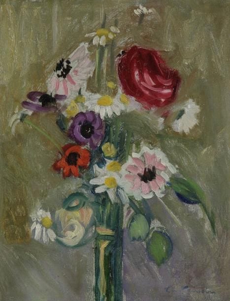 Charles CAMOIN (1879-1965)
Bouquet de fleurs Huile sur carton. Signée en bas à droite. 41 x 33 cm