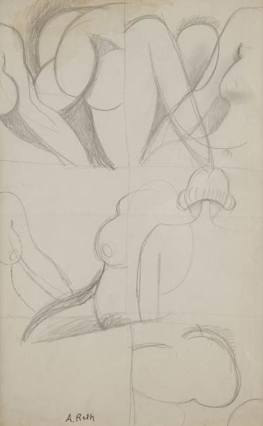 ALFRED RETH (1884-1966)
Étude de femme Dessin à la mine de plomb. Signé en bas vers la gauche. 29 x 18,5 cm