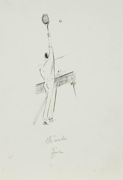 Charles TUDOR [américain] (XXe siècle)
Le Tennis, 1931 Dessin à l'encre. Signé et daté sur la droite. 30 x 20 cm
