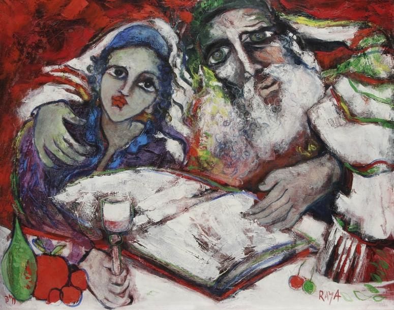 ALAIN RAYA-SORKINE (NÉ EN 1936)
La Continuité Huile sur toile. Signée en bas à droite. Signée et titrée au dos. 73 x 92 cm
